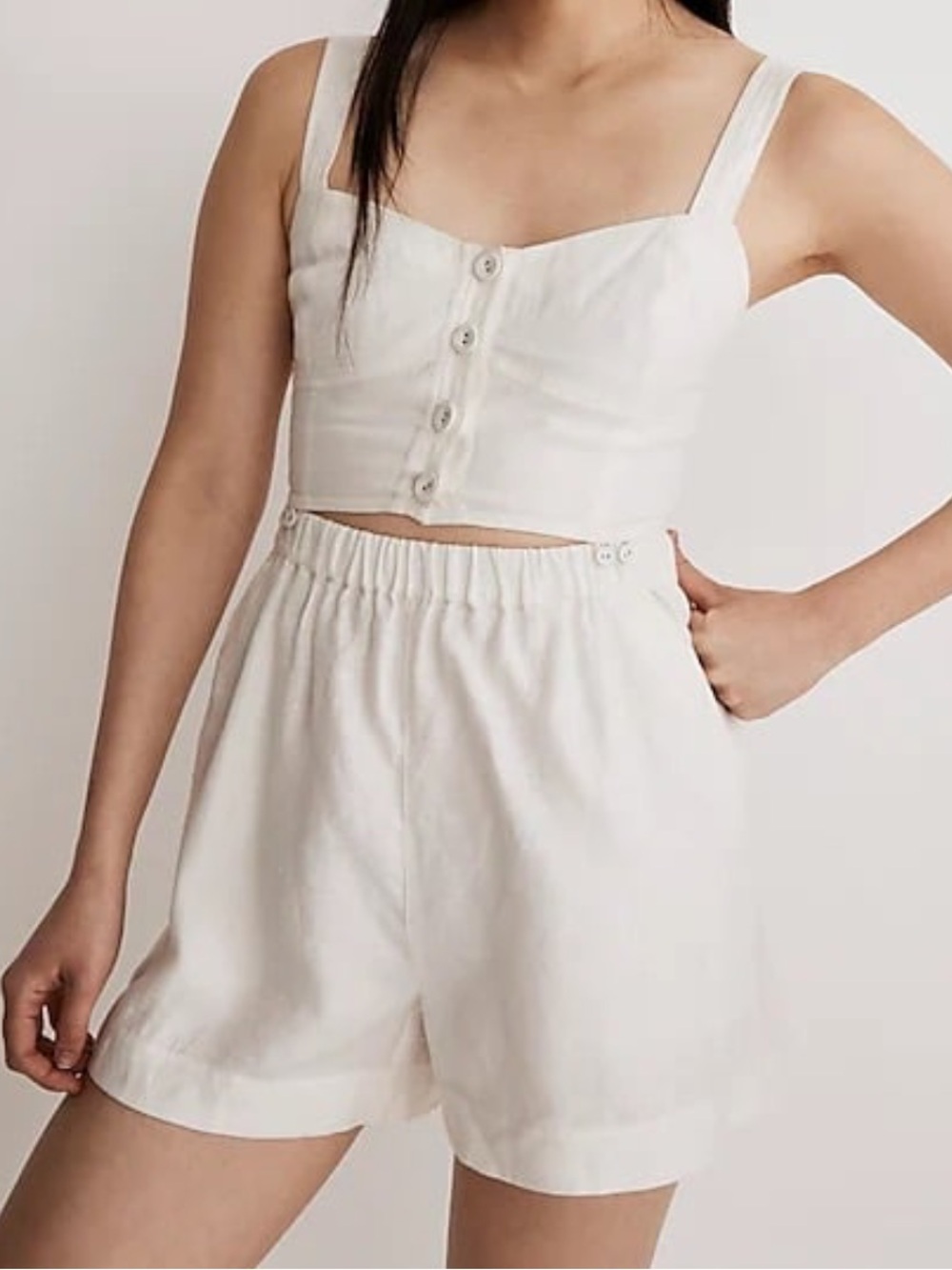 Madewell Linen Romper